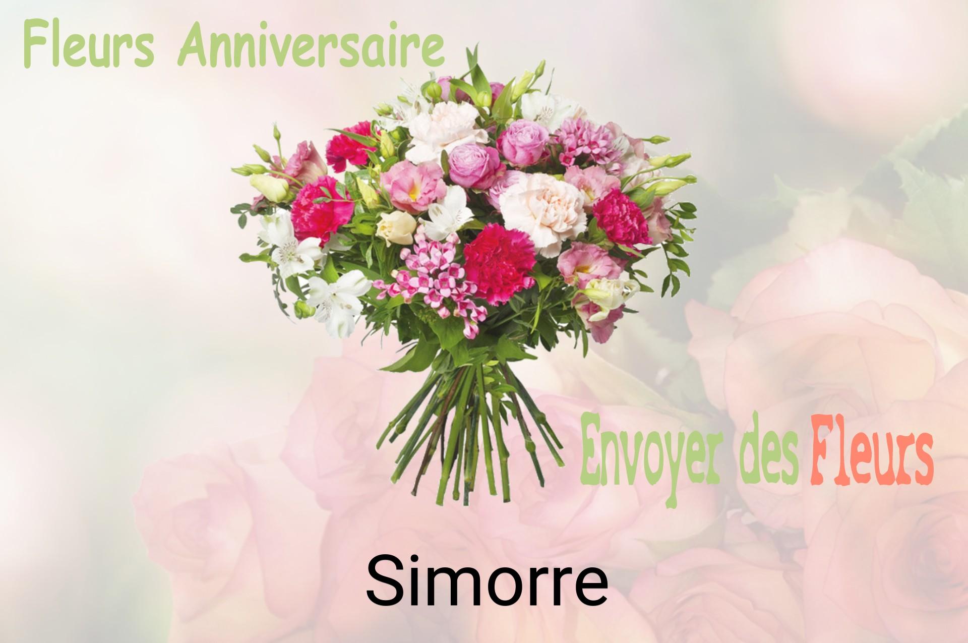 Bouquet de fleurs d’anniversaire livré à Simorre