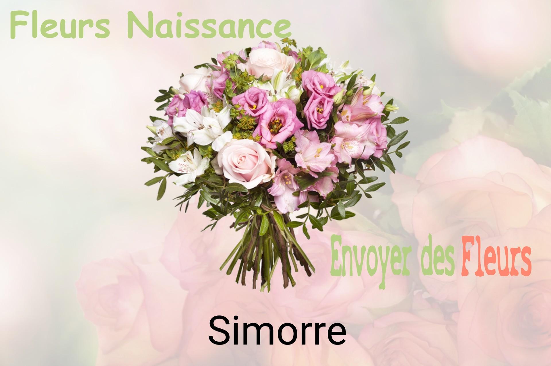 Bouquet de fleurs de naissance livré à Simorre